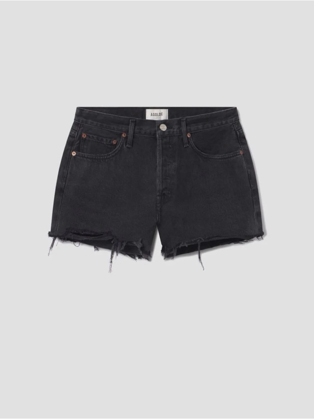 AGOLDE Parker Distressed Denim Shorts Size:29